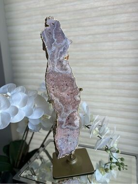 Large Pink Amethyst Sculpture